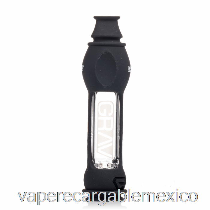 Vape Recargable Grav Octo-taster Con Piel De Silicona Negro